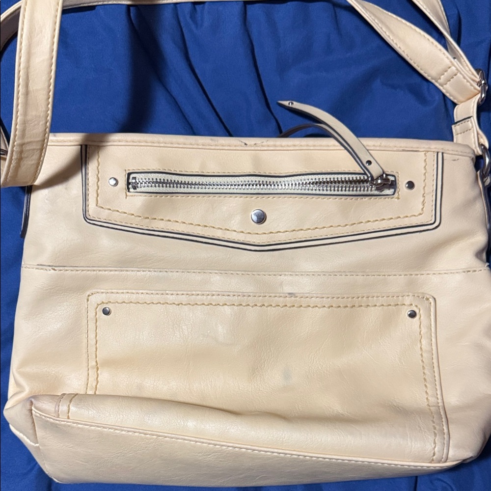 Stylish Cream Shoulder Bag